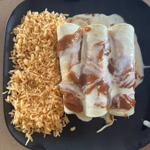 Cheese enchiladas