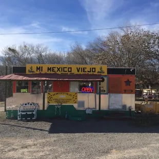 a mexican food stand