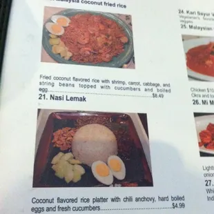 Menu page 2