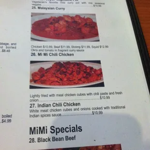 Menu page 3