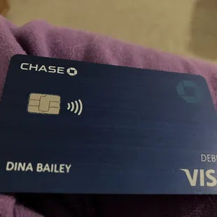 My visa debit card