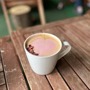 Vanilla Rose latte