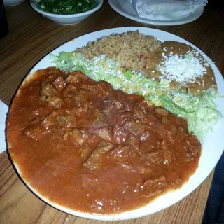 Carne Con Chile Colorado