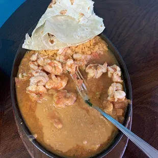 Camarones rancheros