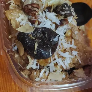 Capirotada bread pudding.