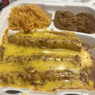 Tex Mex enchiladas