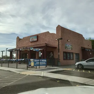 the outside of a mexican restaurant