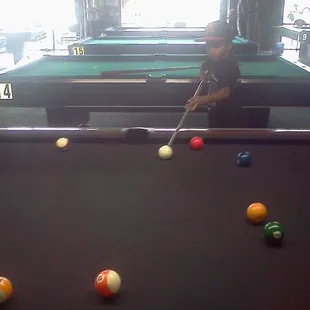 We are a Family Billiards heres one of our young customers :)