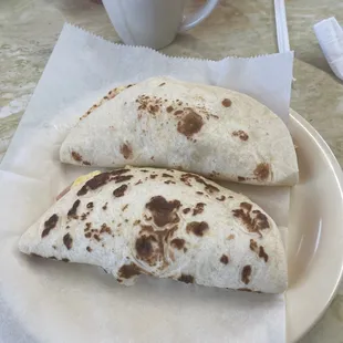 Ham and egg tacos!   $1.99 for two