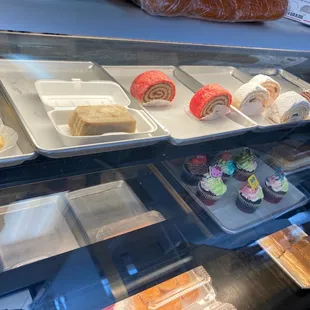 a variety of pastries