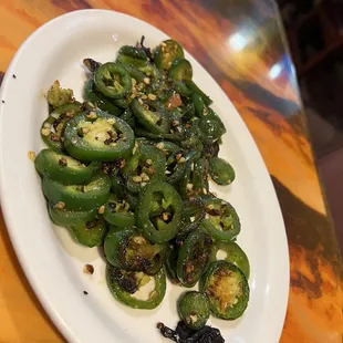 Sautéed Jalapenos