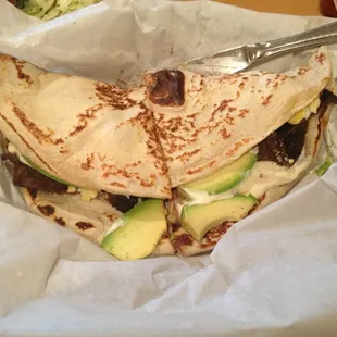 Massive Super Burrito (steak) very tasty!