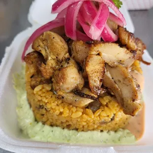 El Morro with grilled chicken