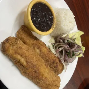 Pescado Frito a la Criolla