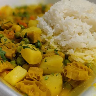 Cau Cau ($12.99) - Afro-Peruvian tripe stew, seasoned with aji amarillo and turmeric.