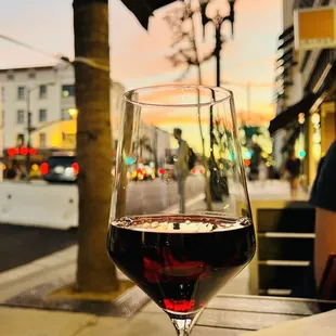 Wine - outdoor seating area