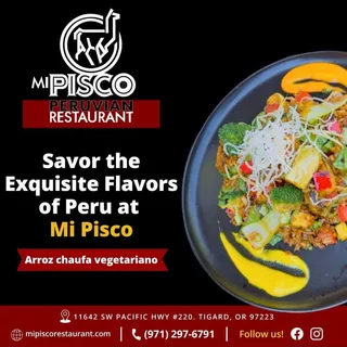 ARROZ CHAUFA VEGETARIANO