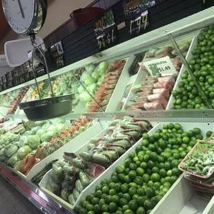 Clean veggies section