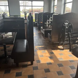 the interior of a restaurant