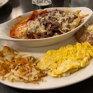 a plate of food