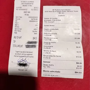 Contradiction of pre-tip amount versus itemized bill.   Tip was already included.  No transparency...