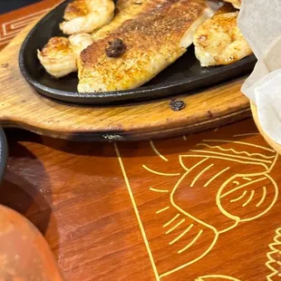 a plate of food on a table