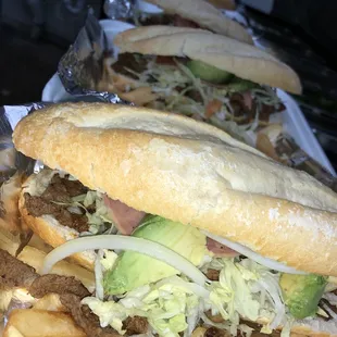 Torta of your choice served with a side of fries