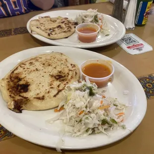 Pupusas lorroco and revueltas