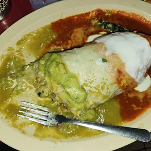 Carnitas and tongue mix