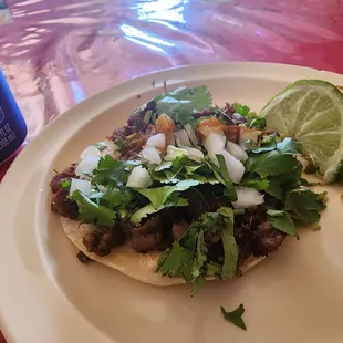carne asada taco