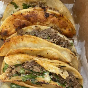 Beef birria tacos