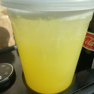 I think this was a pineapple lemonade