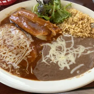 Tamale and Chile relleno combo