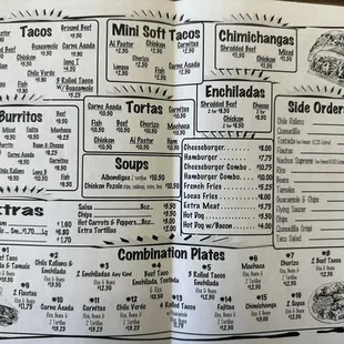 Updated menu 05/2024