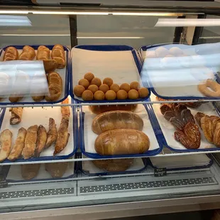 a variety of baked goods