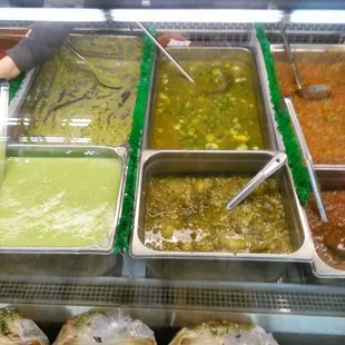 Freshly made Salsas