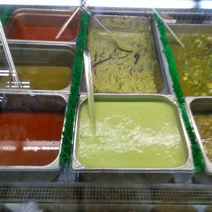All of these salsas are hot and flavorful.