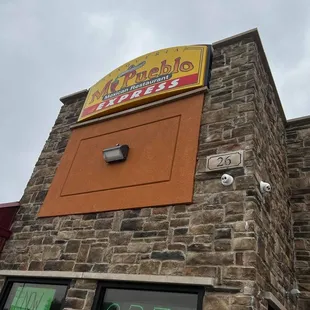 the front of a restaurant