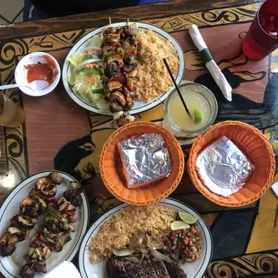 This was our table from above!