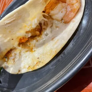 Shrimp quesadilla