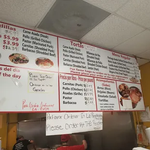 Order at the register and then wait