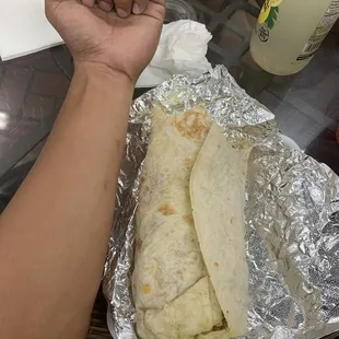 Breakfast burrito