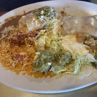 Seafood chimichanga