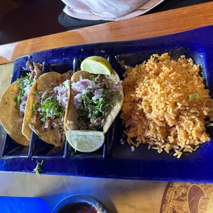3 Asada Tacos