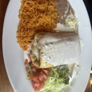 Shrimp Chimichanga
