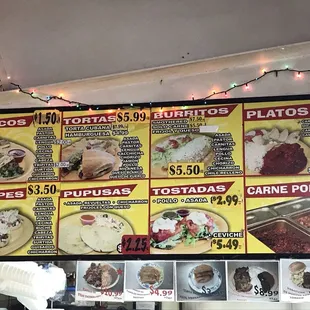 ramen and noodles, menu