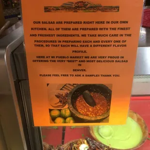 a menu for mexican cuisine