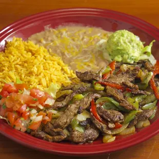 Grilled steak Fajitas