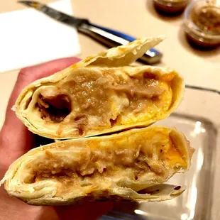 B9. Bean and Cheese Burrito A La Carta