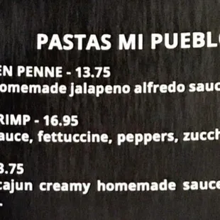 Alfredo... at a Mexican restaurant. Hmm.